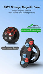 Dual Magnetic Phone Holder – Gym & Desk Mount