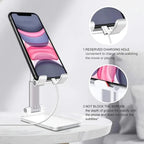 FlexDesk – Adjustable Desktop Phone Stand