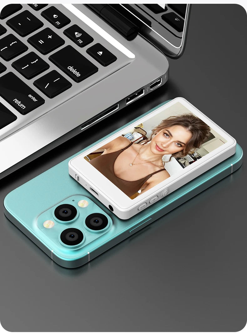 Magnetic Phone Monitor – Real-Time Selfie & Rear Camera for 4K Streaming