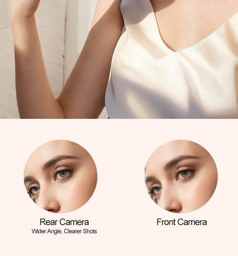 Magnetic Phone Monitor – Real-Time Selfie & Rear Camera for 4K Streaming