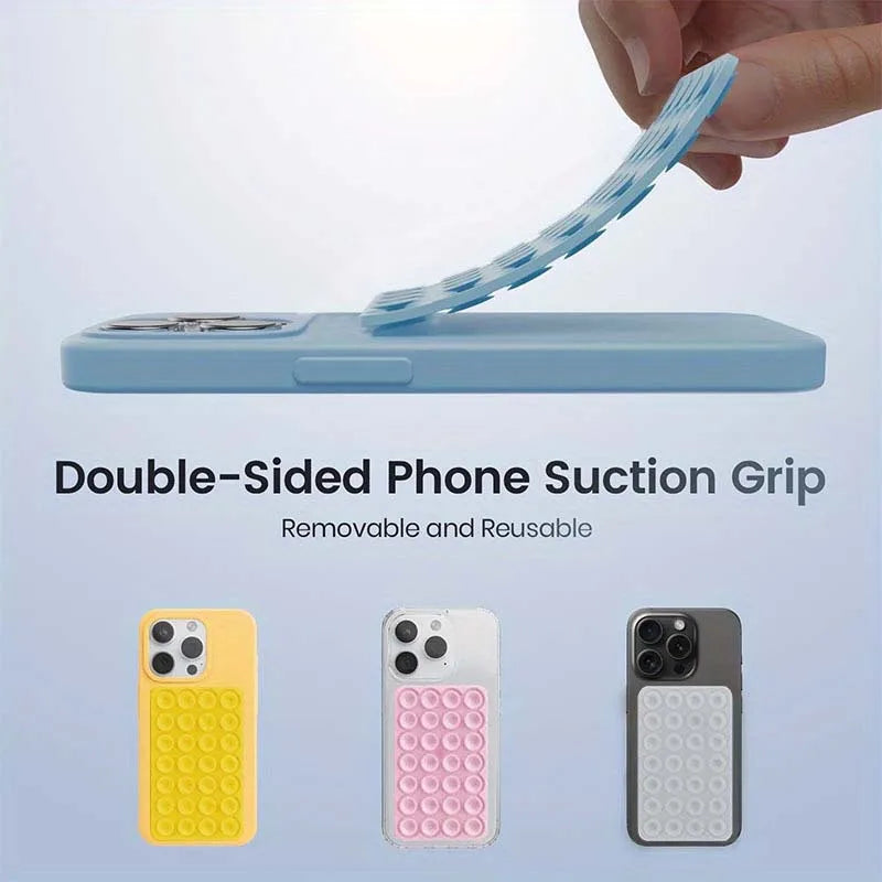SnapGrip – Double-Sided Silicone Suction Phone Mount
