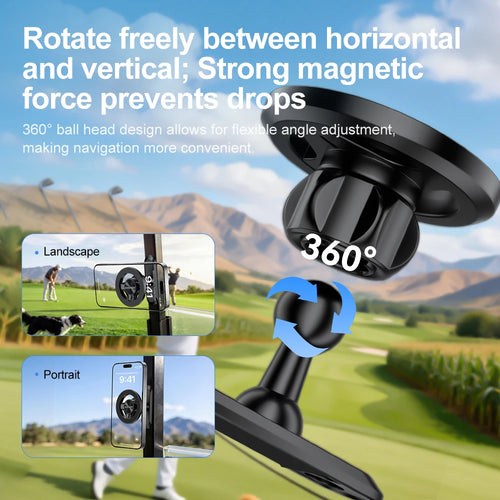 Dual Magnetic Phone Holder – Gym & Desk Mount