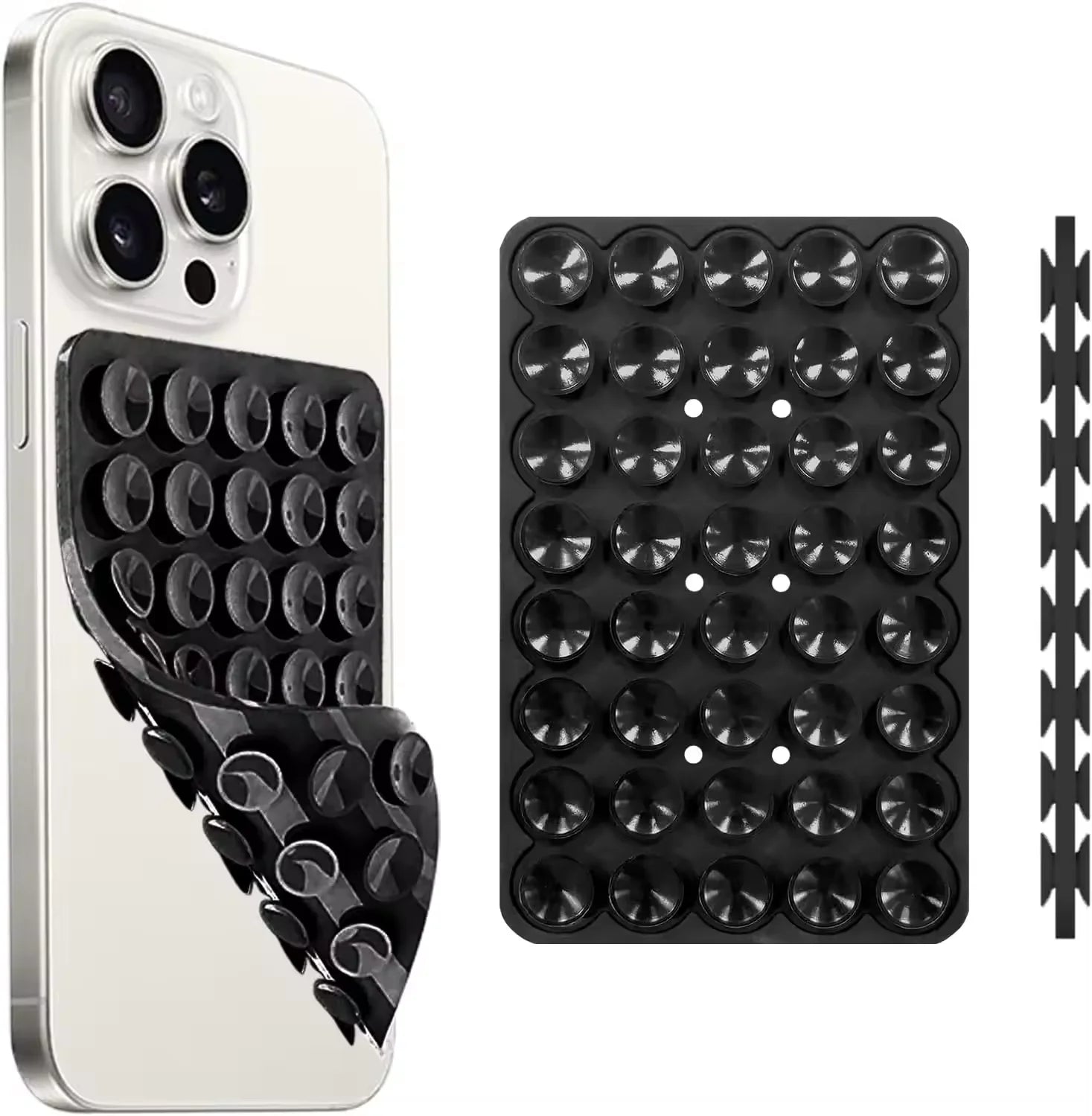 SnapGrip – Double-Sided Silicone Suction Phone Mount