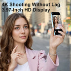 Magnetic Selfie Monitor – Rear Camera Screen for Creators