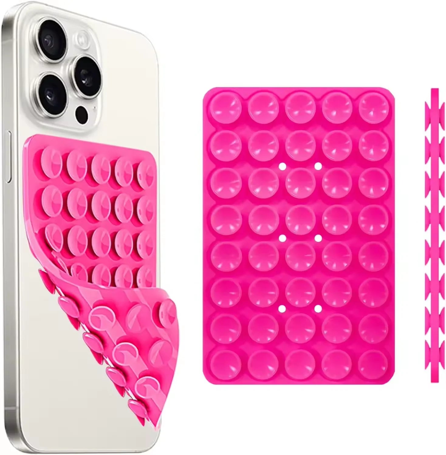 SnapGrip – Double-Sided Silicone Suction Phone Mount