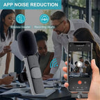 Lenovo Wireless Lavalier Mic – For iPhone & Android