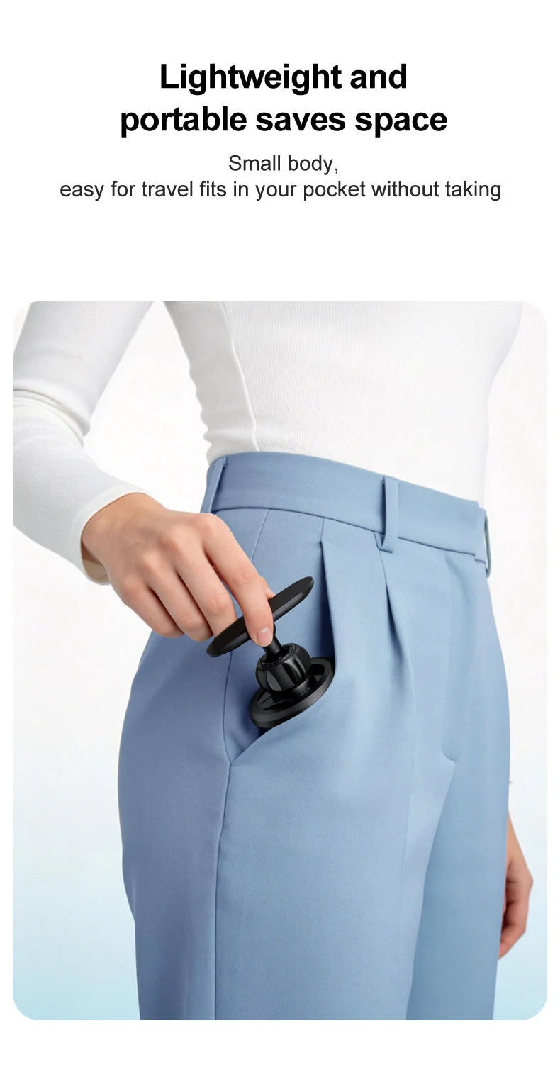 Dual Magnetic Phone Holder – Gym & Desk Mount