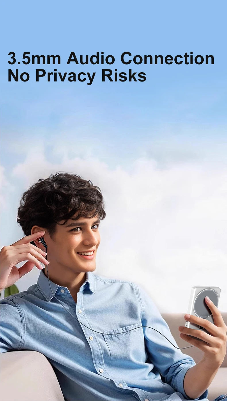 Magnetic Phone Monitor – Real-Time Selfie & Rear Camera for 4K Streaming