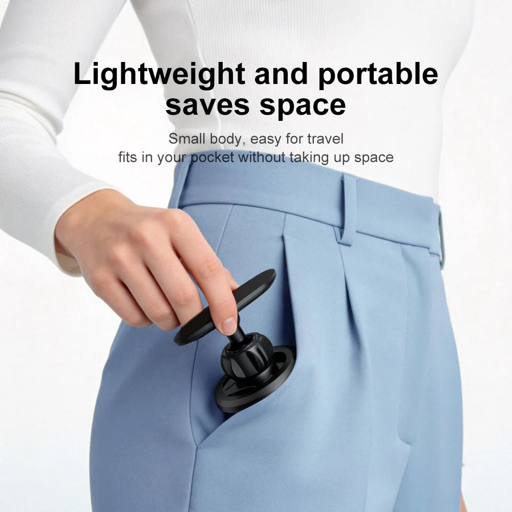 Dual Magnetic Phone Holder – Gym & Desk Mount