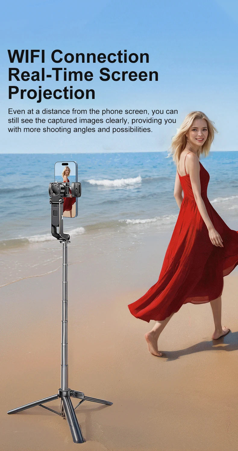 Magnetic Phone Monitor – Real-Time Selfie & Rear Camera for 4K Streaming