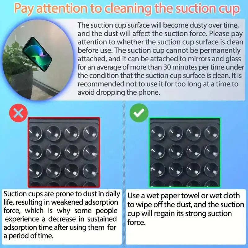 StickyGrip – Silicone Suction Phone Mount Pad