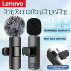 Lenovo Wireless Lavalier Mic – For iPhone & Android