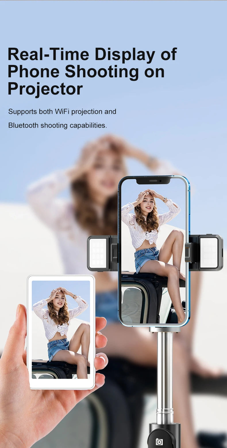 Magnetic Phone Monitor – Real-Time Selfie & Rear Camera for 4K Streaming