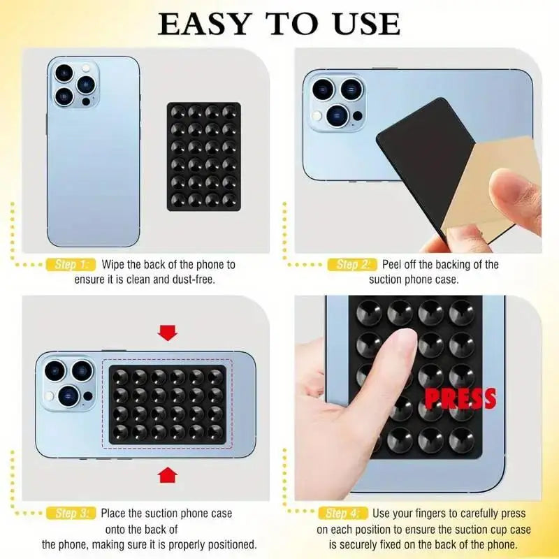 StickyGrip – Silicone Suction Phone Mount Pad