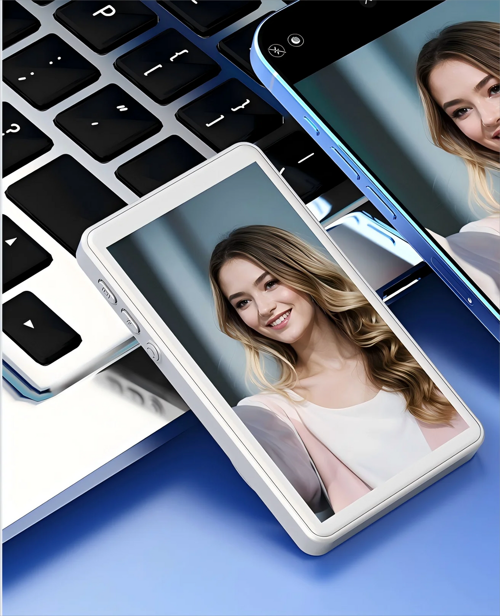 Magnetic Phone Monitor – Real-Time Selfie & Rear Camera for 4K Streaming